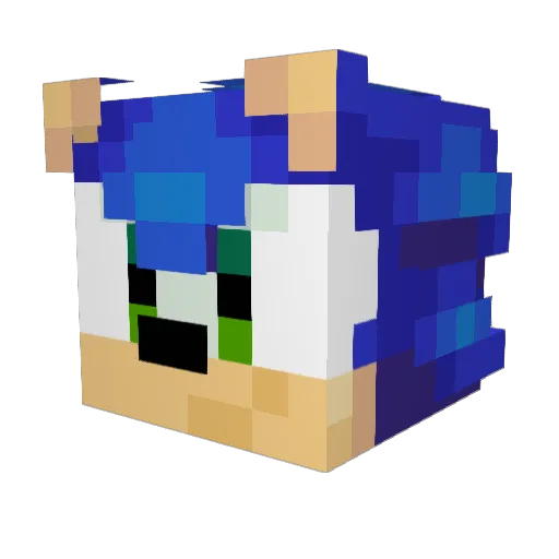 DRmorris Minecraft avatar head, 3D render