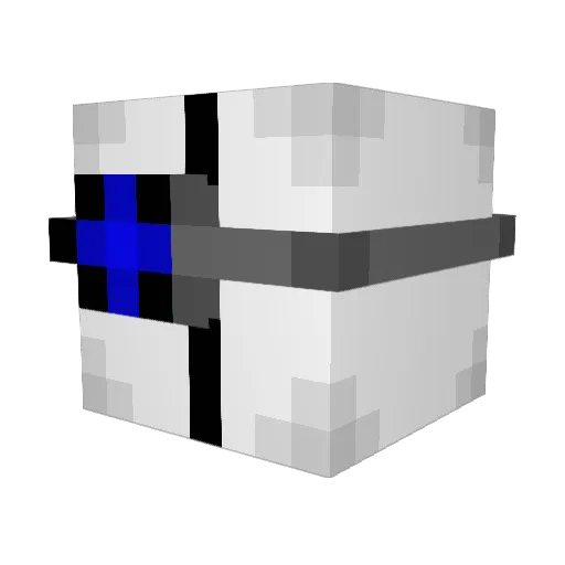 DS187 Minecraft avatar head, 3D render