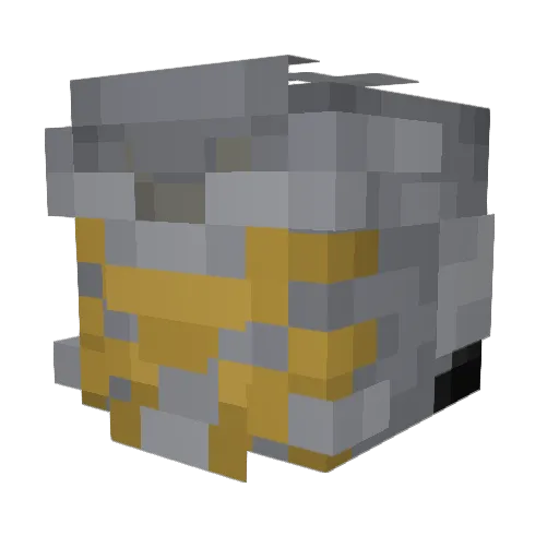 DS2016 Minecraft avatar head, 3D render