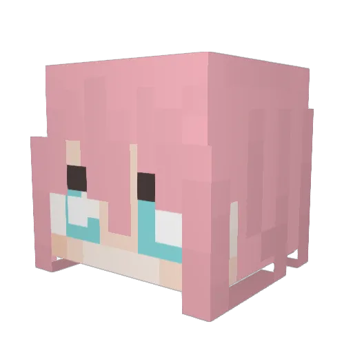 DSP_Java Minecraft avatar head, 3D render