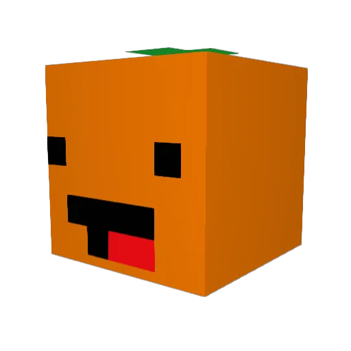 DSTL37 Minecraft avatar head, 3D render