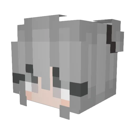 DS_Leviz Minecraft avatar head, 3D render