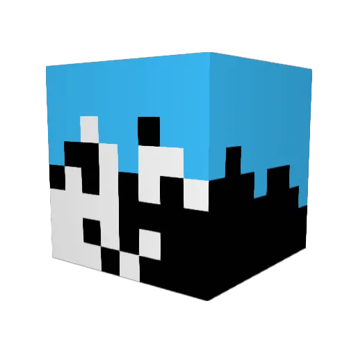 DS_OH Minecraft avatar head, 3D render