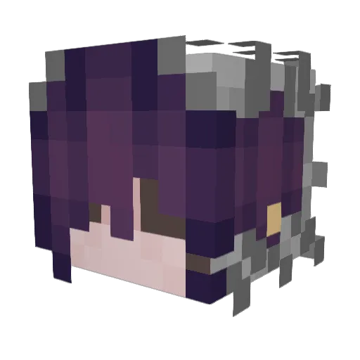 DShelties Minecraft avatar head, 3D render