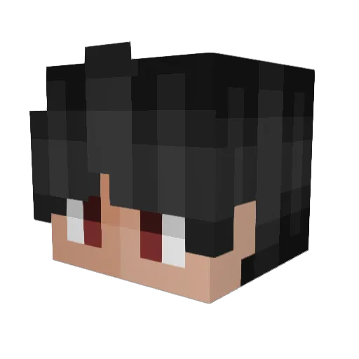 DSlayaGR Minecraft avatar head, 3D render