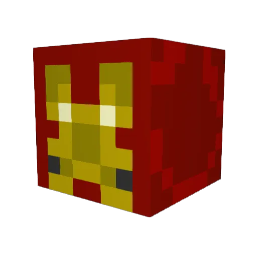 DStealthF Minecraft avatar head, 3D render