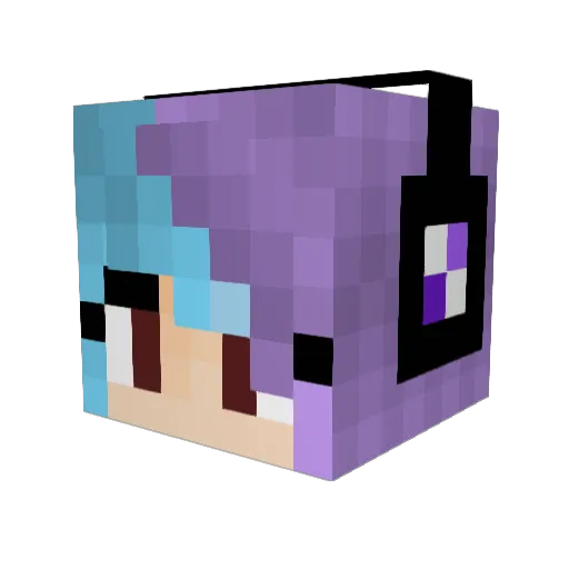 DStrait321 Minecraft avatar head, 3D render