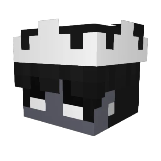 DTBPuppy Minecraft avatar head, 3D render