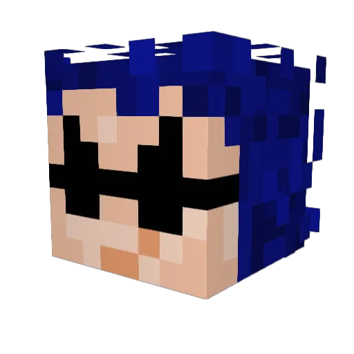 DTDeniz2303 Minecraft avatar head, 3D render
