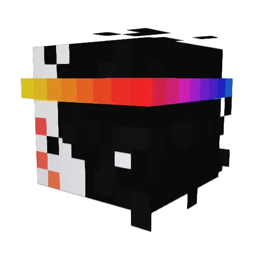 DTDropTimeee Minecraft avatar head, 3D render