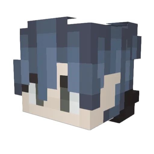 DTMPaul Minecraft avatar head, 3D render