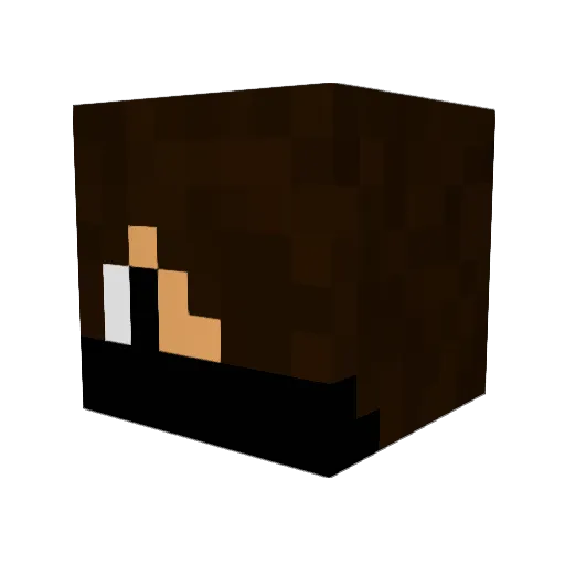 DTP_R34PER Minecraft avatar head, 3D render
