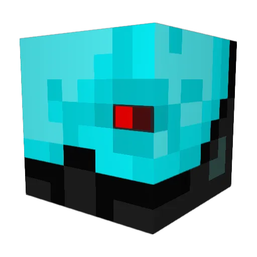 DTerminator303 Minecraft avatar head, 3D render