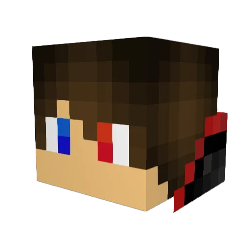 DTownsend09 Minecraft avatar head, 3D render