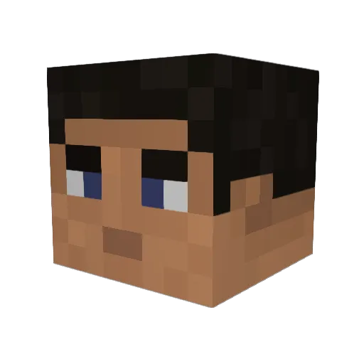 DUCKYLIPS222 Minecraft avatar head, 3D render