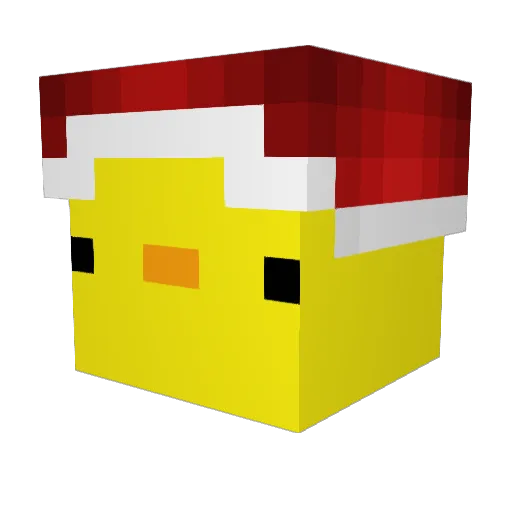 DUCK_MANZ Minecraft avatar head, 3D render