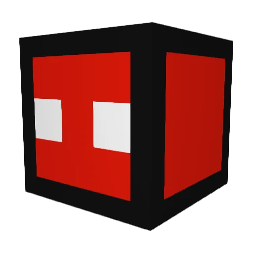 DUCK_MAN_ Minecraft avatar head, 3D render