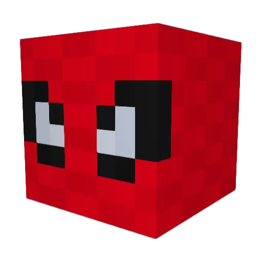 DUDESTHEYSENDMEN Minecraft avatar head, 3D render