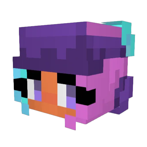 DUHCCHYRINE Minecraft avatar head, 3D render