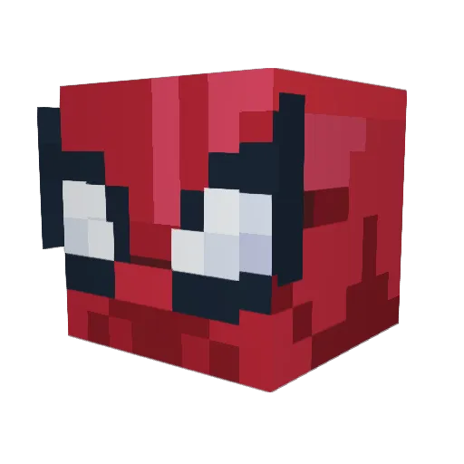 DUMI2010 Minecraft avatar head, 3D render
