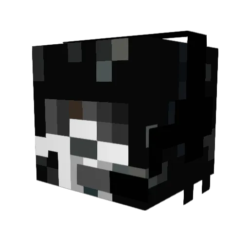 DUTCHMLG Minecraft avatar head, 3D render