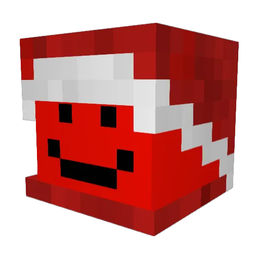 DVRST Minecraft avatar head, 3D render