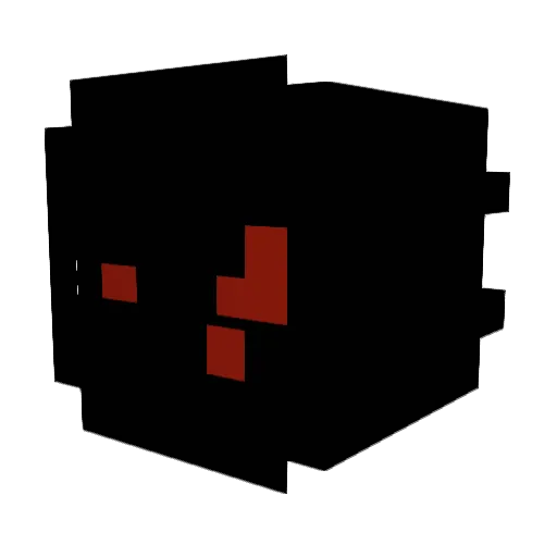 DVS4334 Minecraft avatar head, 3D render