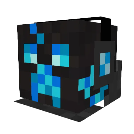 DValente Minecraft avatar head, 3D render