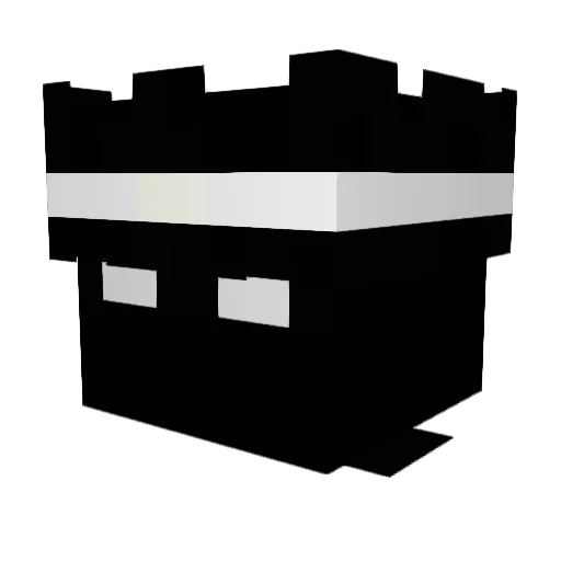 DVargas22 Minecraft avatar head, 3D render