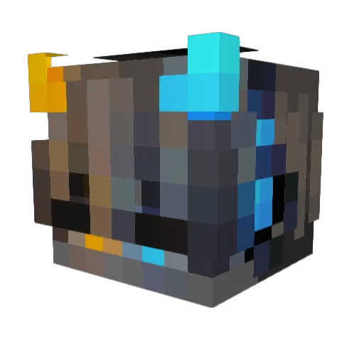 DVlad28 Minecraft avatar head, 3D render