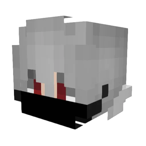 DVonLepel16 Minecraft avatar head, 3D render