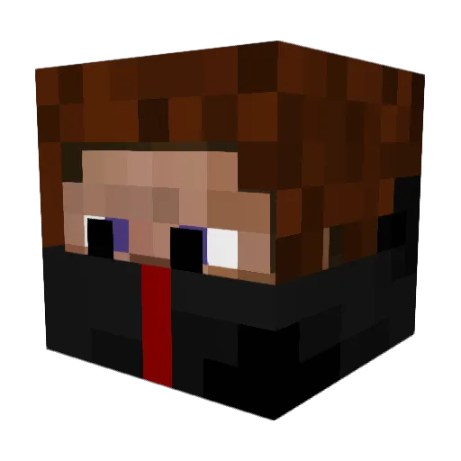 DWALIN__ Minecraft avatar head, 3D render