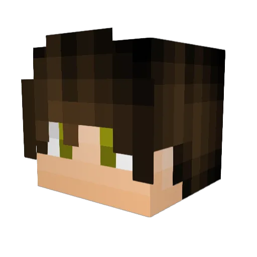 DW_Marcel Minecraft avatar head, 3D render