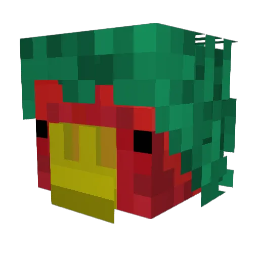 DXJlol Minecraft avatar head, 3D render