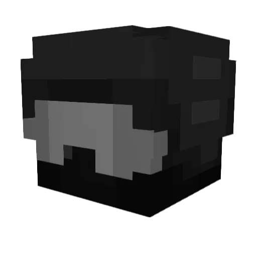 DXNNY2 Minecraft avatar head, 3D render