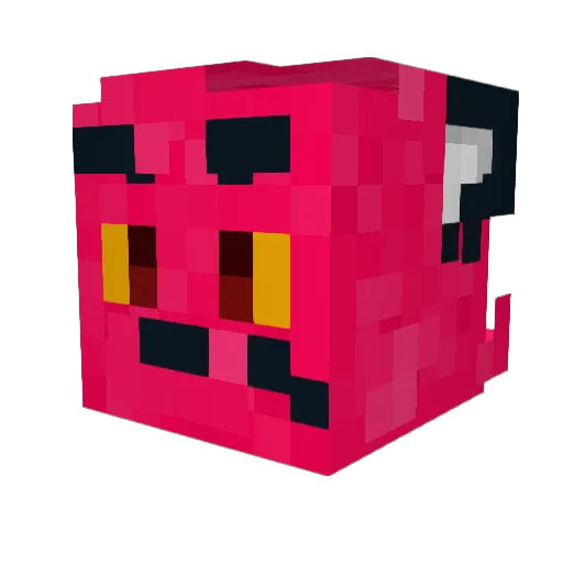 DXTR_Is_Dead Minecraft avatar head, 3D render