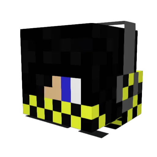 DX_Kurdo201 Minecraft avatar head, 3D render