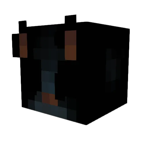 DYEH Minecraft avatar head, 3D render