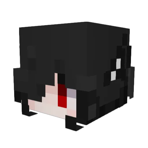 DYL573 Minecraft avatar head, 3D render