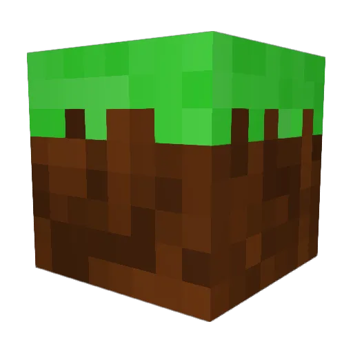 DYRUSH Minecraft avatar head, 3D render
