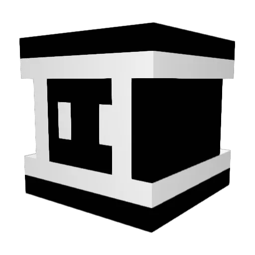 DYX157 Minecraft avatar head, 3D render