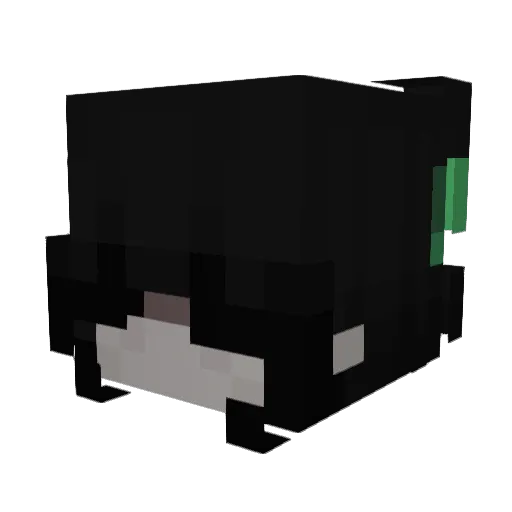 DZIDKA Minecraft avatar head, 3D render