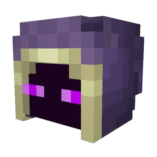 DZW3 Minecraft avatar head, 3D render