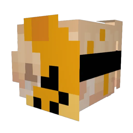 D_Boyz1909 Minecraft avatar head, 3D render