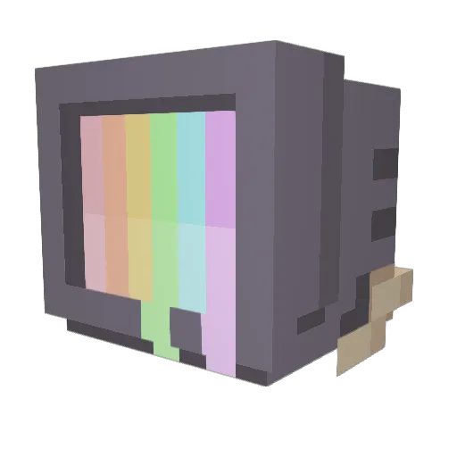 D_E_X Minecraft avatar head, 3D render
