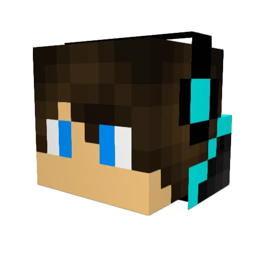 D_Hanson Minecraft avatar head, 3D render