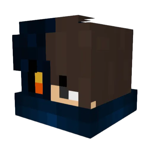 D_Imya Minecraft avatar head, 3D render