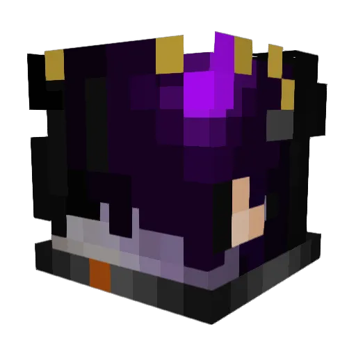 D_KOMC Minecraft avatar head, 3D render