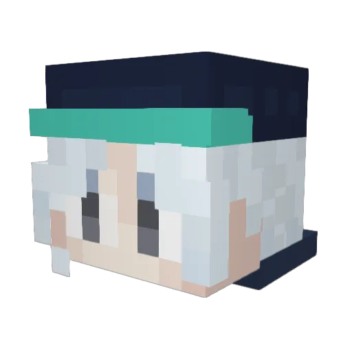 D_Kaelo Minecraft avatar head, 3D render