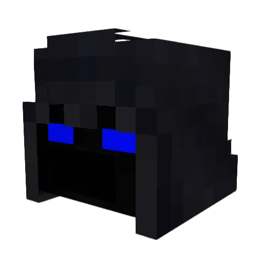 D_M_A_BODYguard2 Minecraft avatar head, 3D render